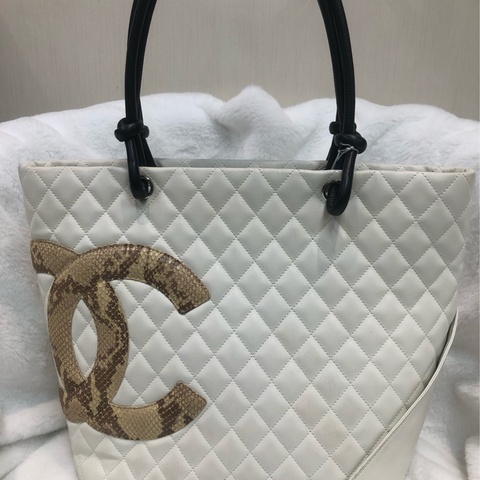 Chanel 康鵬 白色 Tote XA741