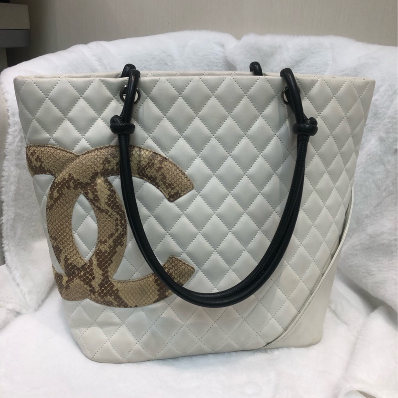 Chanel 康鵬 白色 Tote XA741-2