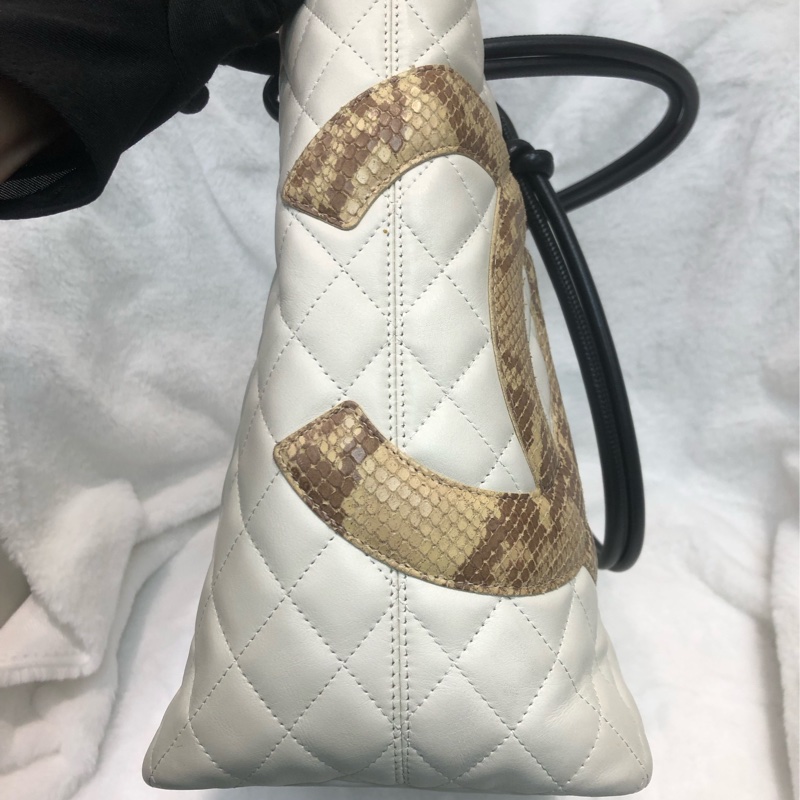 Chanel 康鵬 白色 Tote XA741-4