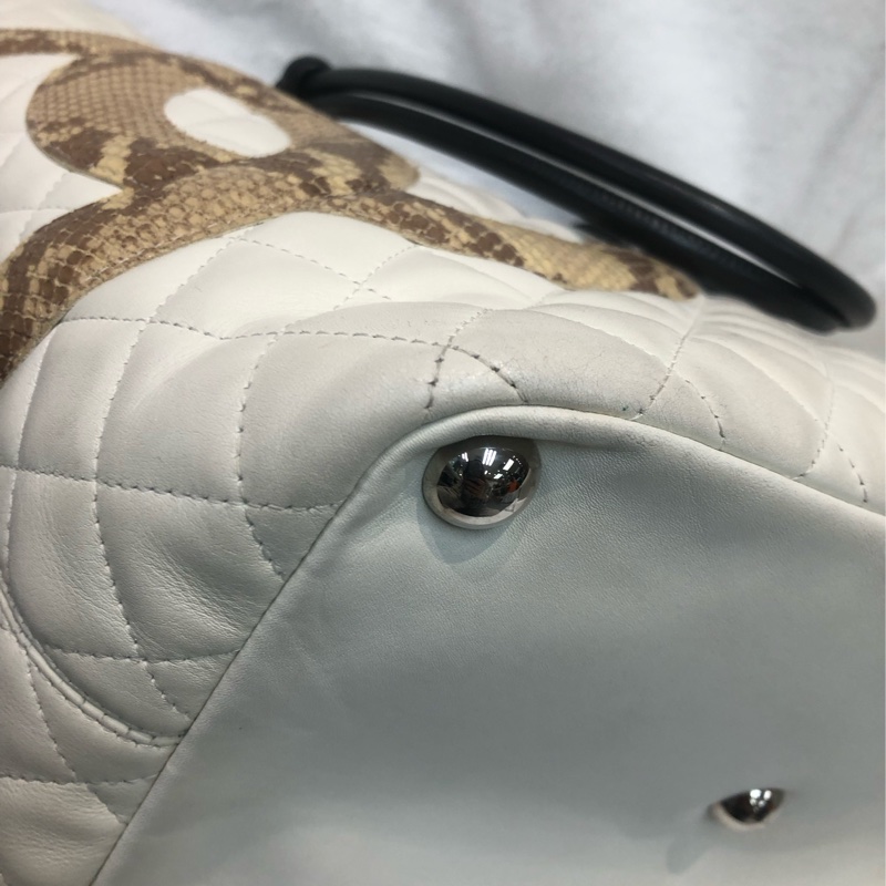 Chanel 康鵬 白色 Tote XA741-15