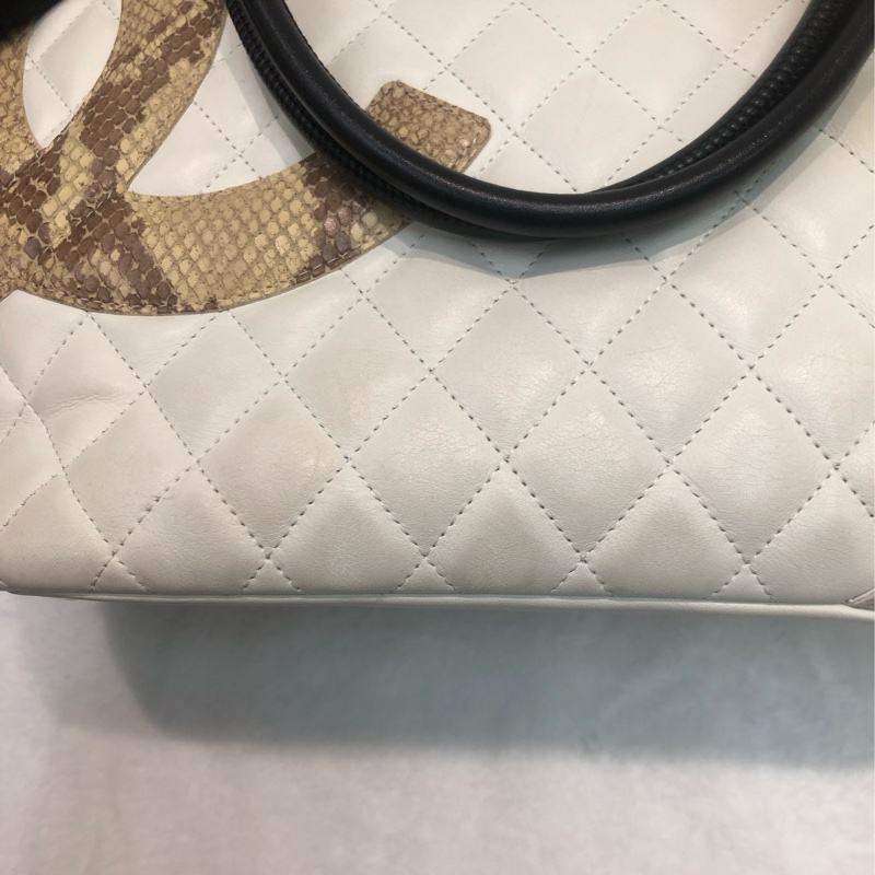 Chanel 康鵬 白色 Tote XA741-21