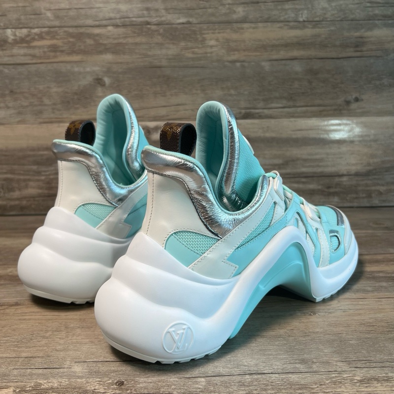 LV Louis VUITTON Archlight 拱橋 老爹鞋 薄荷綠 蒂芙尼綠 39碼，99新-2