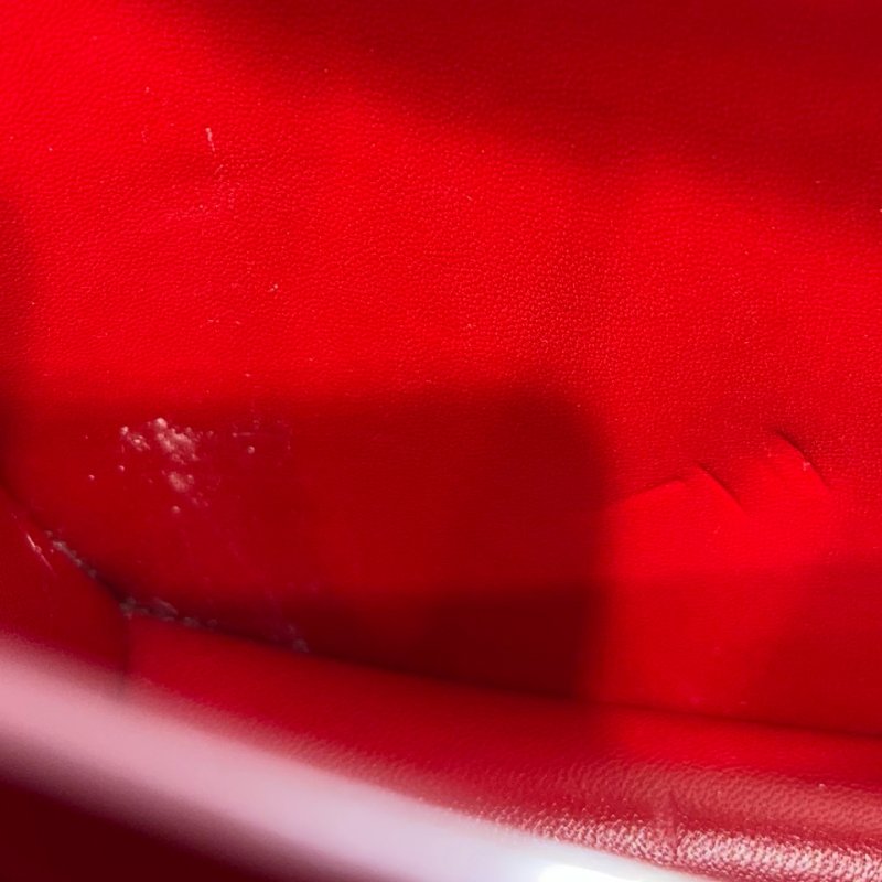 Celine Classic Box Shoulder Bag Red GHW-9