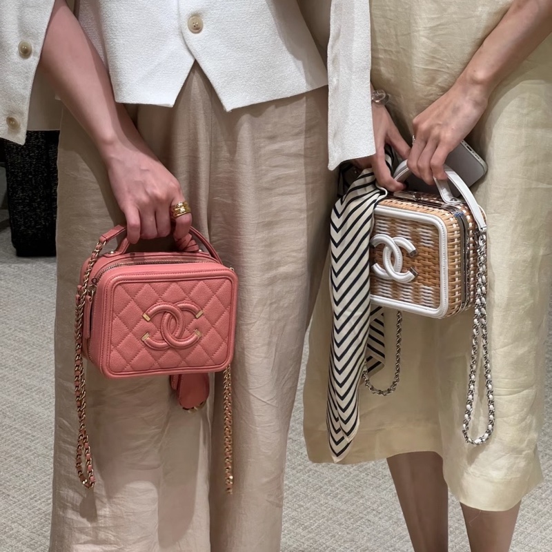 Chanel Vanity mini 粉紅色-8