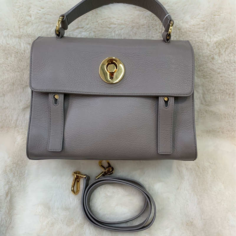 YSL 奶茶翻蓋2WAY   XC031-9