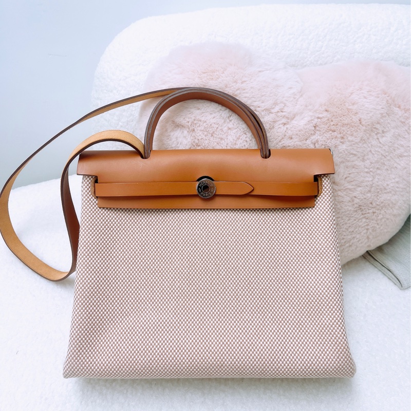 Hermes herbag 31 金棕銀扣 Y-0