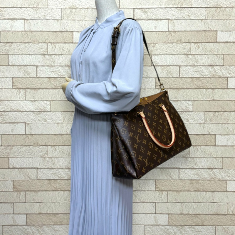 二手路易威登 Pallas Monogram 背包肩背包 M40907，棕色，女士。-1