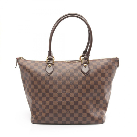 路易威登 Saleya MM 單肩手提包 N51182 Damier Ebene 二手女士 LV