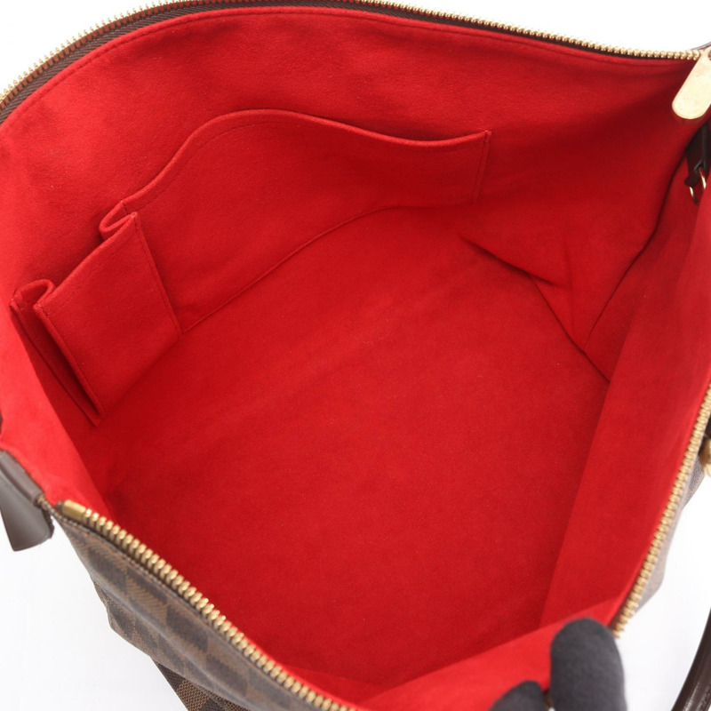 路易威登 Saleya MM 單肩手提包 N51182 Damier Ebene 二手女士 LV-2