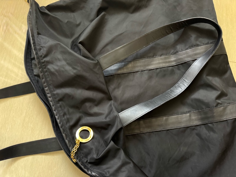 Celine travel bag/ Tote Bag 黑色防水旅行包 托特包 輕型-18