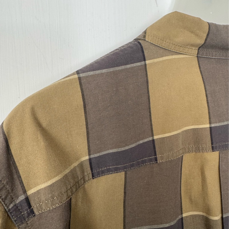 Burberry 綠灰格紋綁帶洋裝👗-21