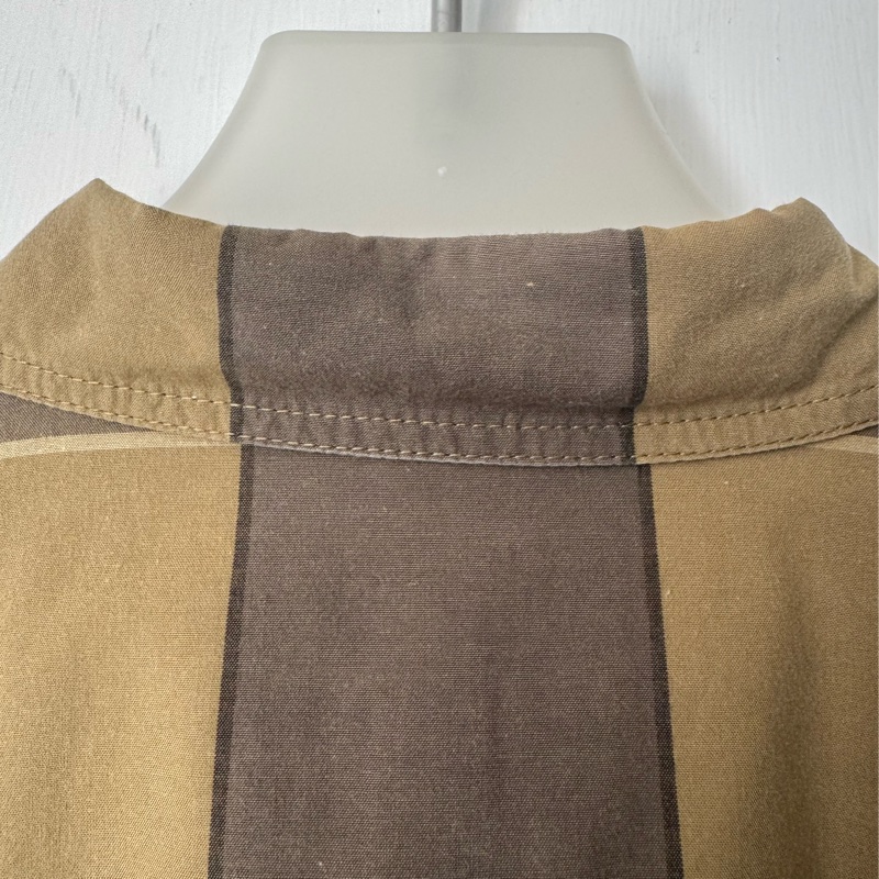 Burberry 綠灰格紋綁帶洋裝👗-23