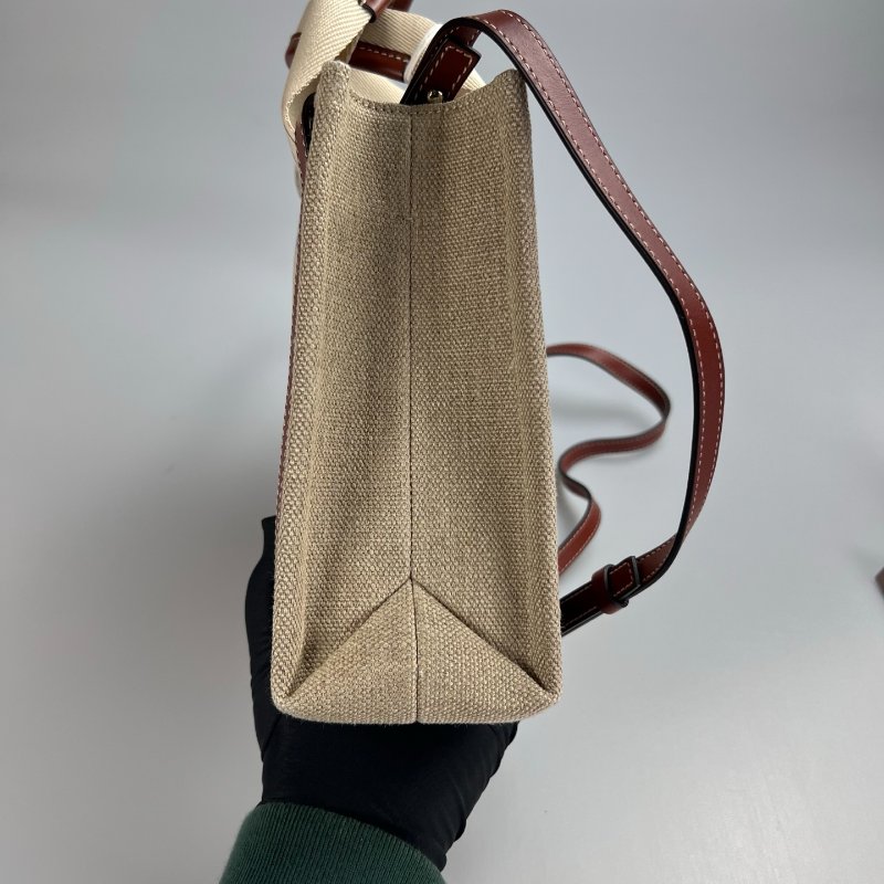 全新品 CHLOE 帆布WOODY 小號-3