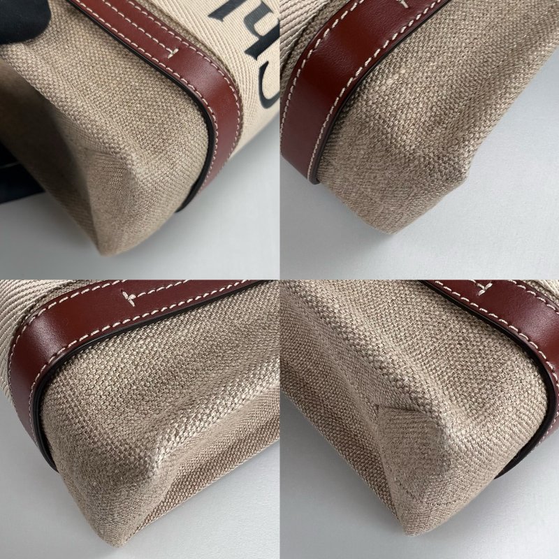 全新品 CHLOE 帆布WOODY 小號-8