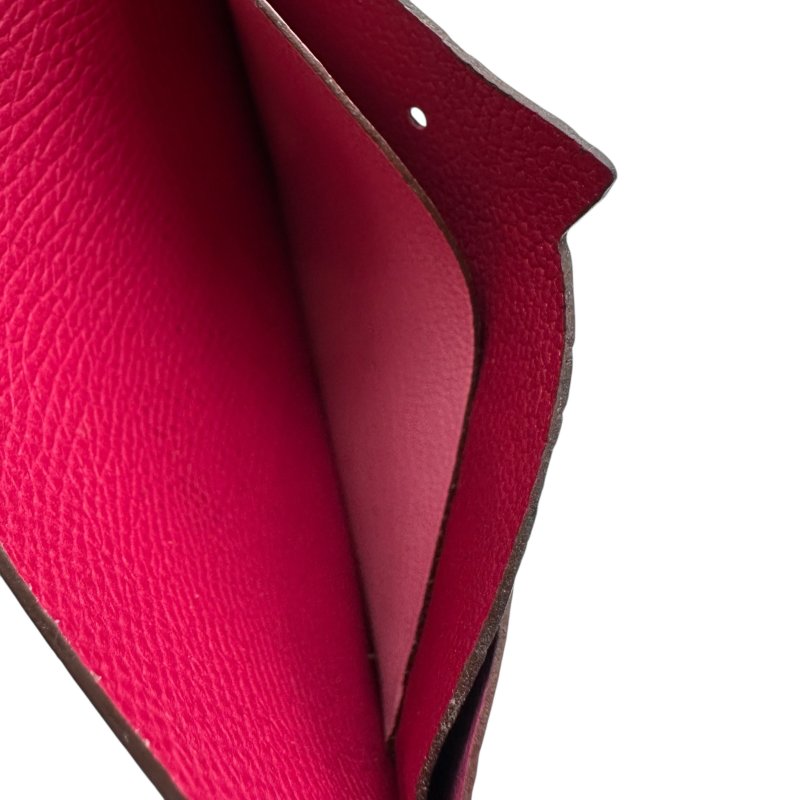 【美收精品】HERMES 粉色卡夾 C-84-4