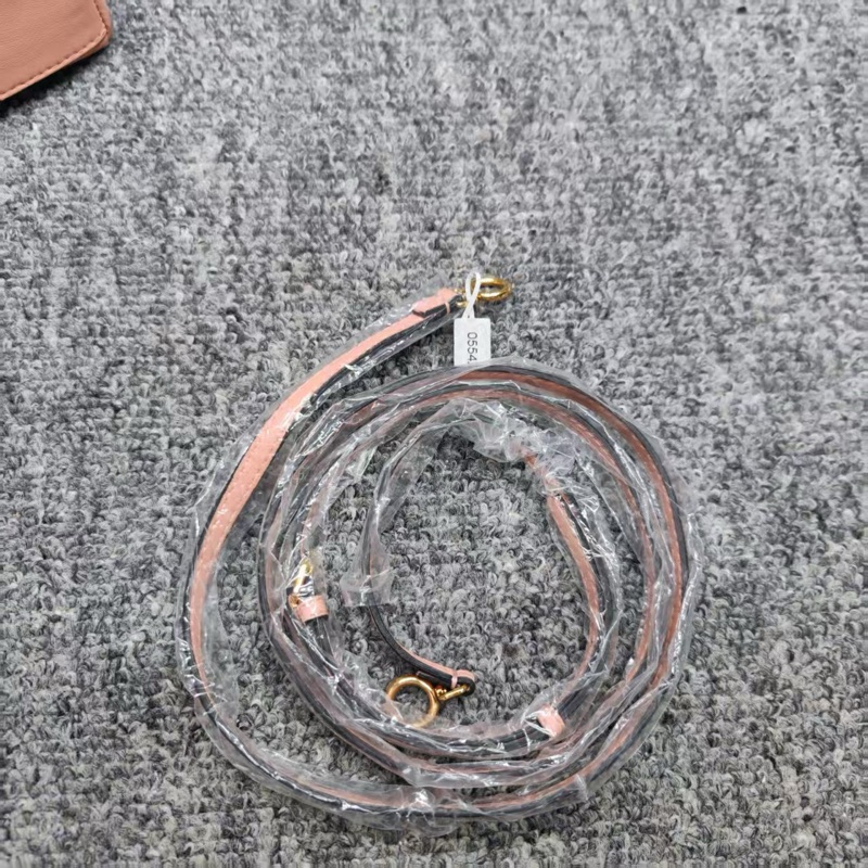 Fendi Peekaboo mini迷你粉色金扣-16