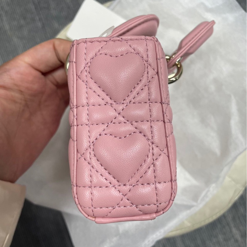 Dior 愛心粉色橫版D-joy Bag-3