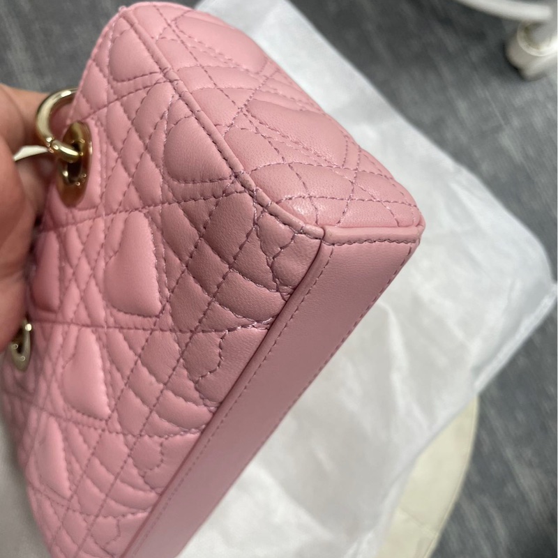 Dior 愛心粉色橫版D-joy Bag-4