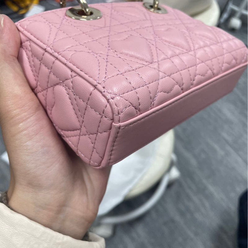 Dior 愛心粉色橫版D-joy Bag-6