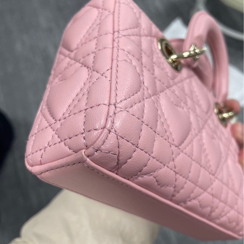 Dior 愛心粉色橫版D-joy Bag-7