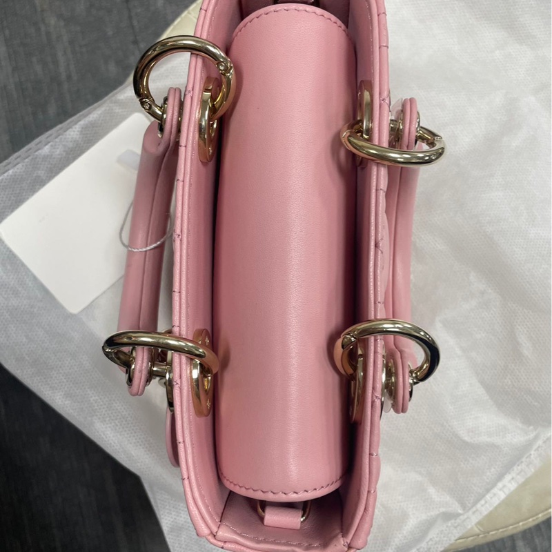 Dior 愛心粉色橫版D-joy Bag-10