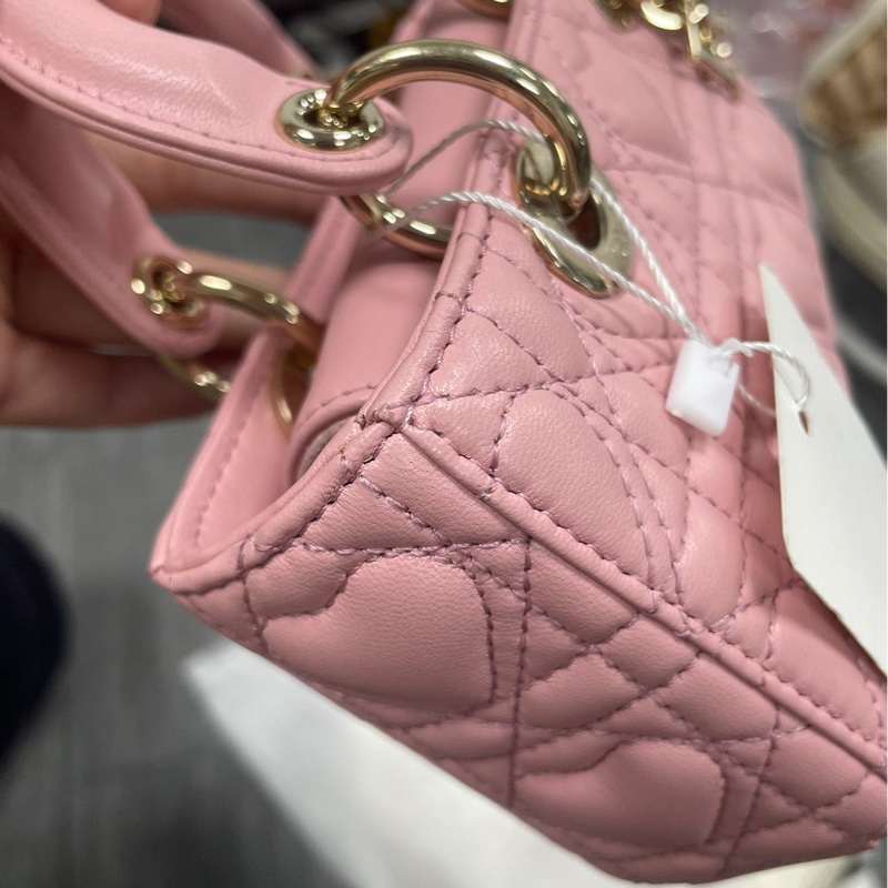 Dior 愛心粉色橫版D-joy Bag-13