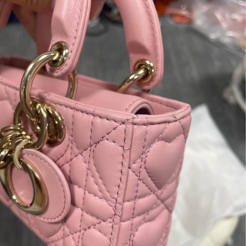 Dior 愛心粉色橫版D-joy Bag-15