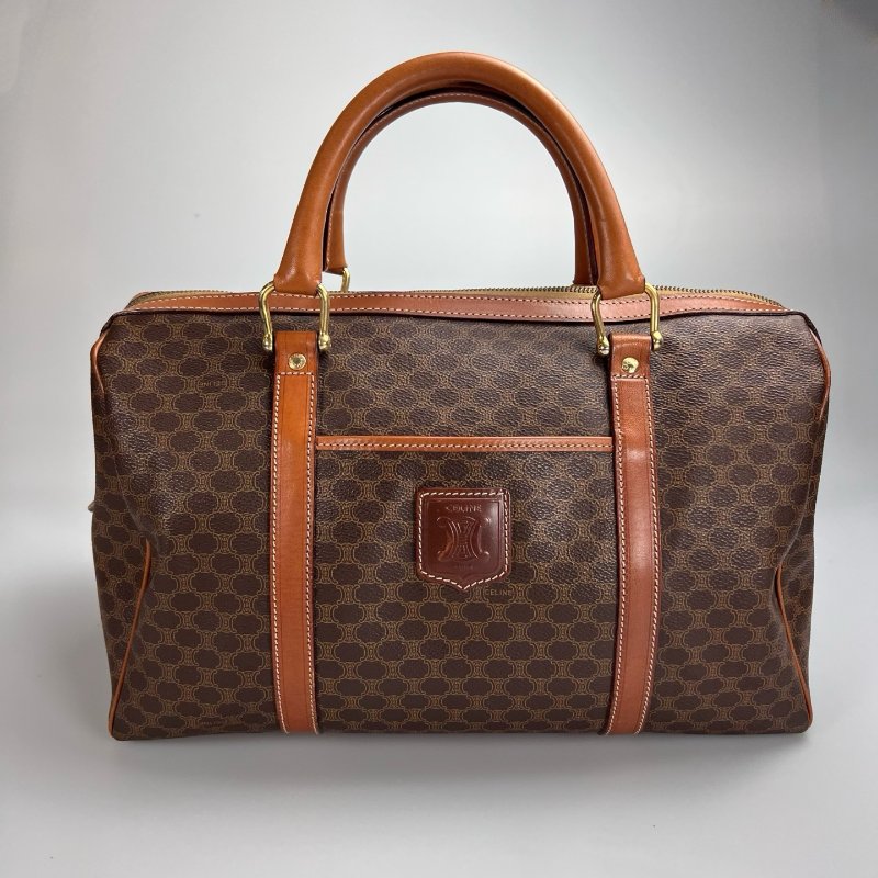 CELINE M11 VINTAGE老花波士頓包-0