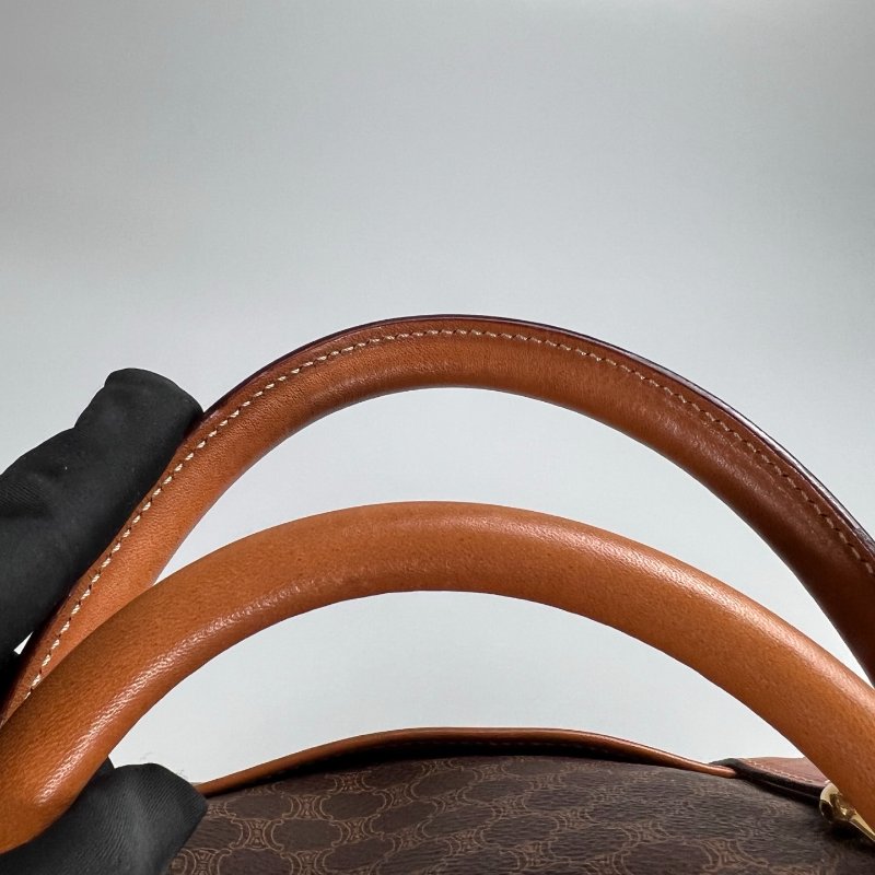 CELINE M11 VINTAGE老花波士頓包-8