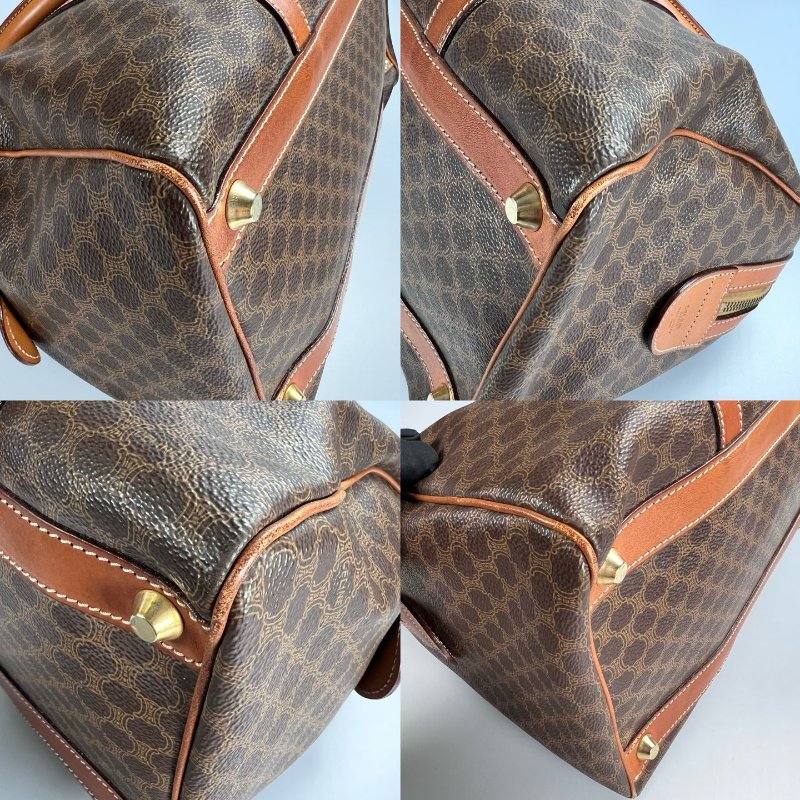 CELINE M11 VINTAGE老花波士頓包-9