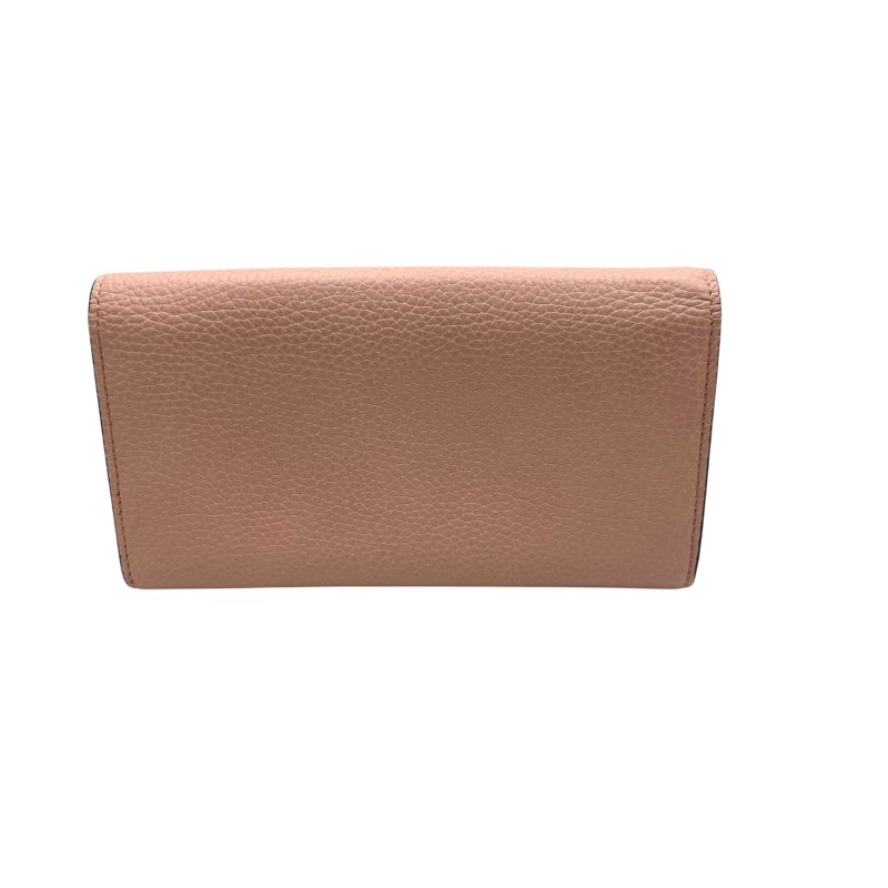 【美收精品】GUCCI 粉色長夾 C-86-1