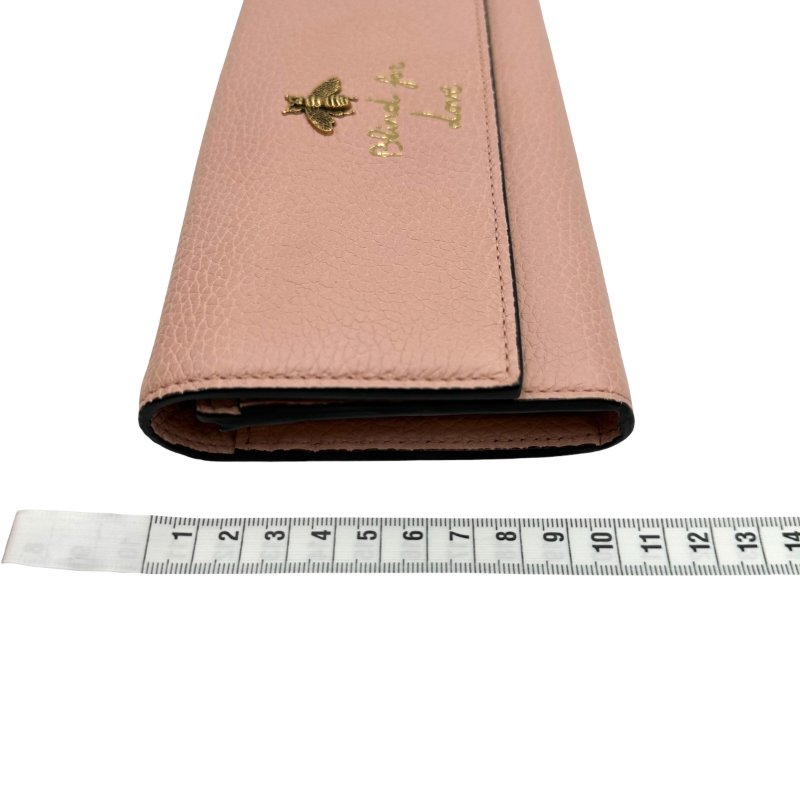 【美收精品】GUCCI 粉色長夾 C-86-14
