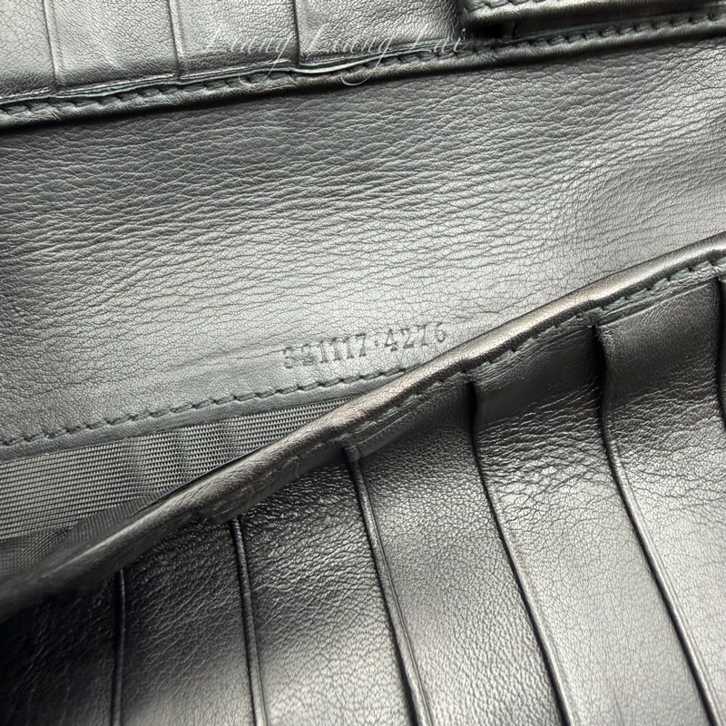 GUCCI 古馳 GG ssima 經典提花織布拉鍊長夾-3