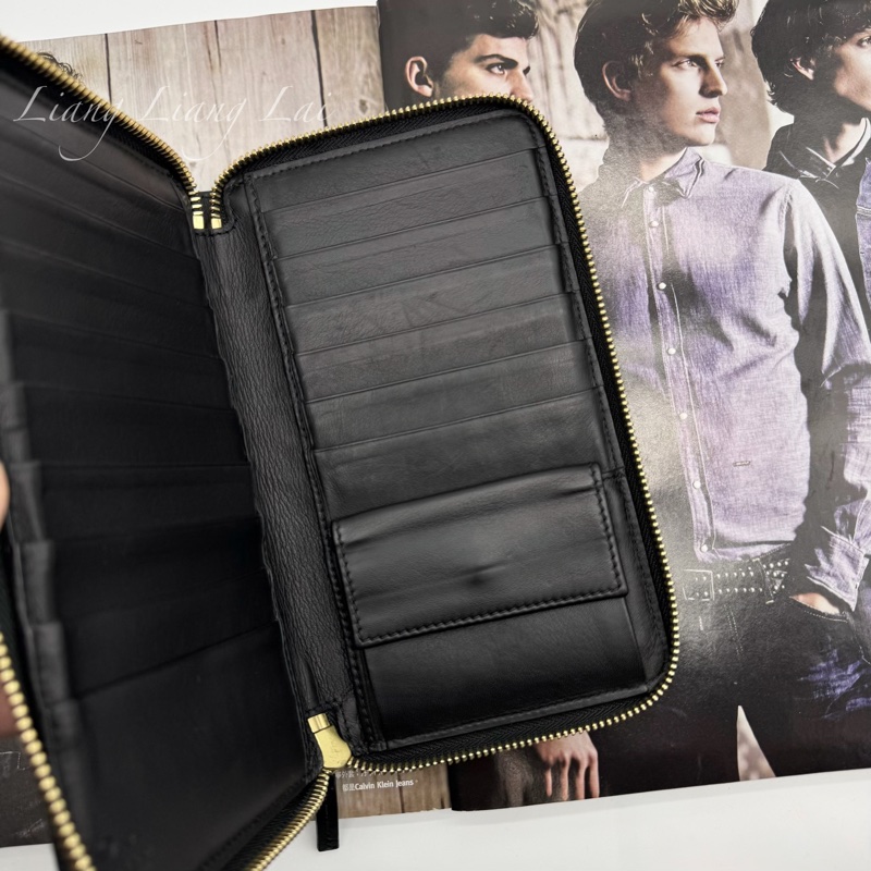 GUCCI 古馳 GG ssima 經典提花織布拉鍊長夾-6