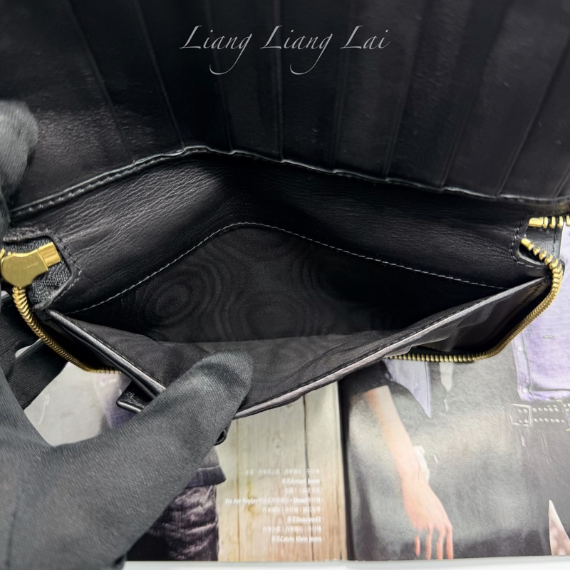 GUCCI 古馳 GG ssima 經典提花織布拉鍊長夾-9