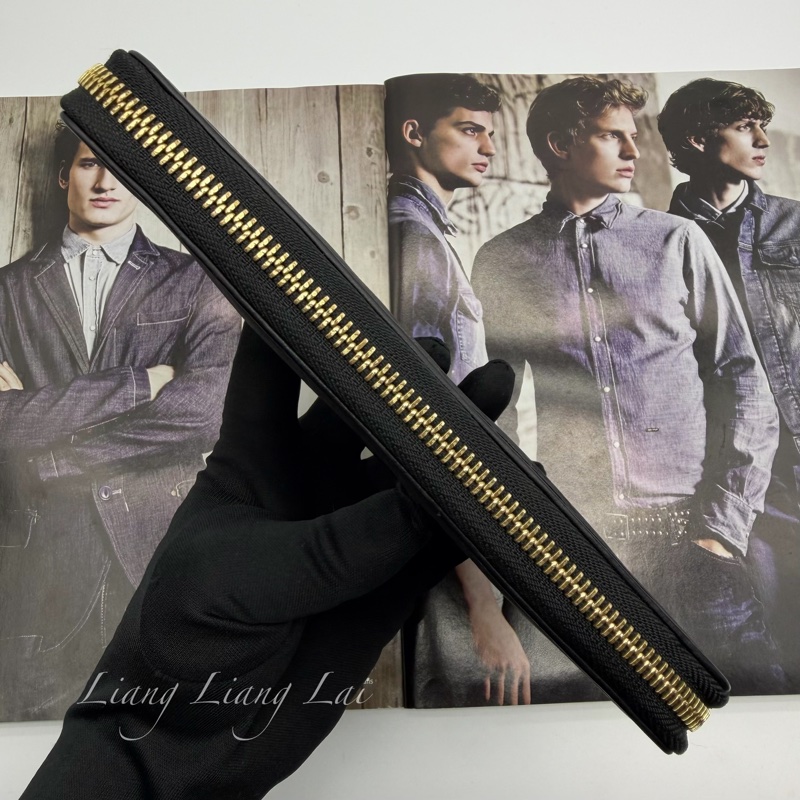 GUCCI 古馳 GG ssima 經典提花織布拉鍊長夾-16