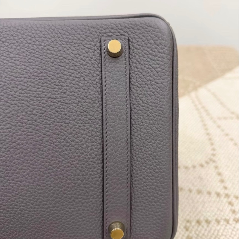 有購證🩷 Hermes birkin 35錫器灰金扣togo皮 A刻-6