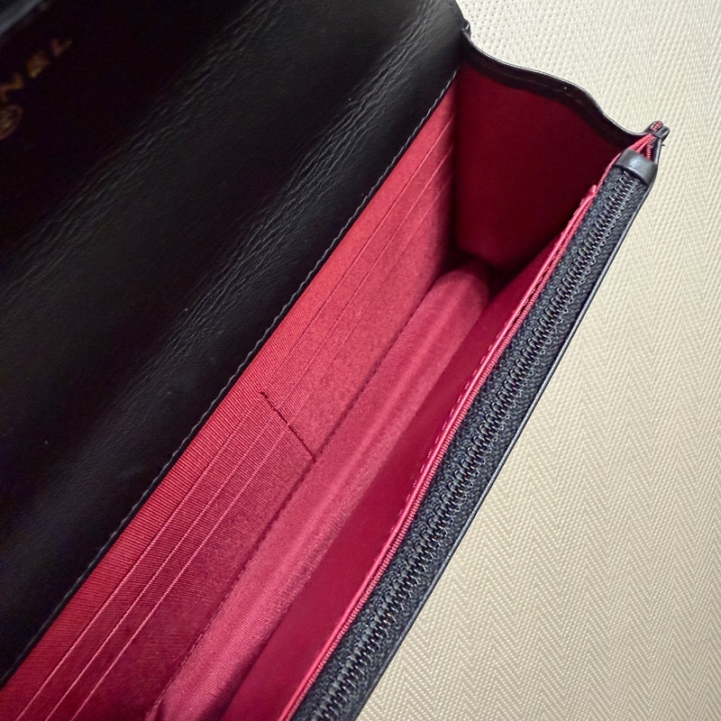 Chanel 黑羊皮19斜背WOC. AP0957-12