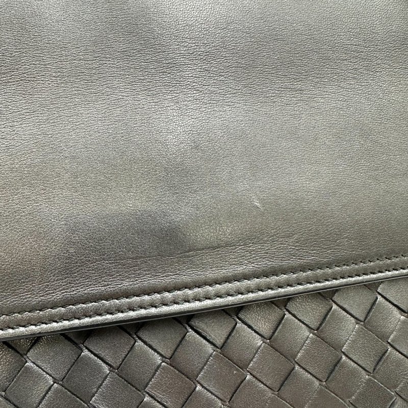 【美收精品】BV 灰色方形單肩包 C-91-10