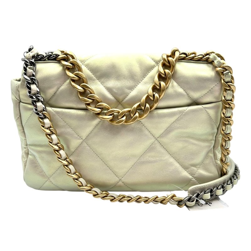 【美收精品】CHANEL 珠光白單肩包 C-90-1