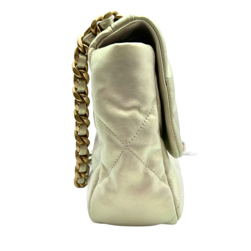 【美收精品】CHANEL 珠光白單肩包 C-90-3