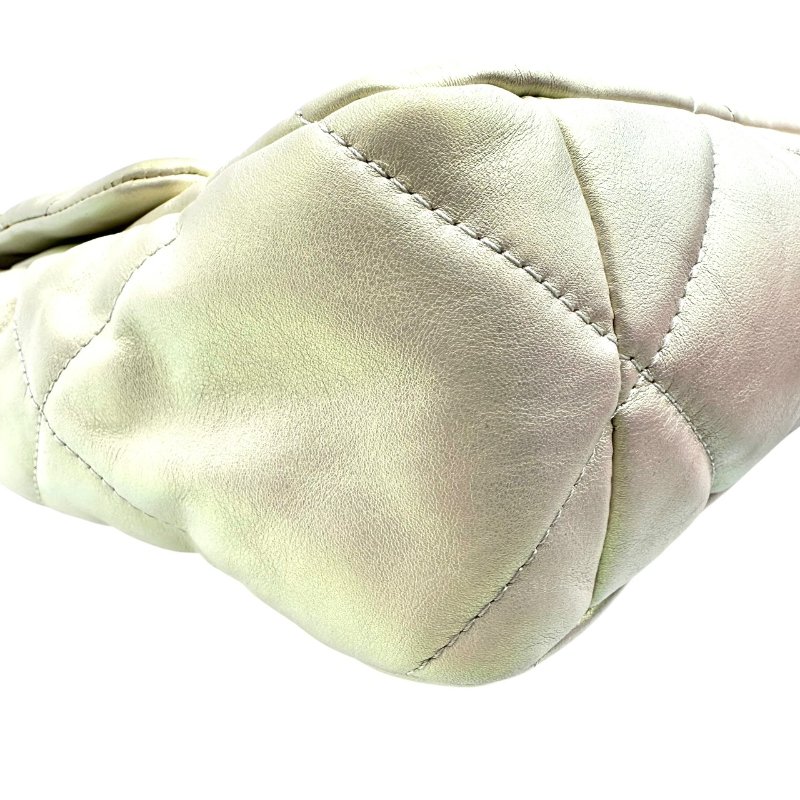 【美收精品】CHANEL 珠光白單肩包 C-90-6