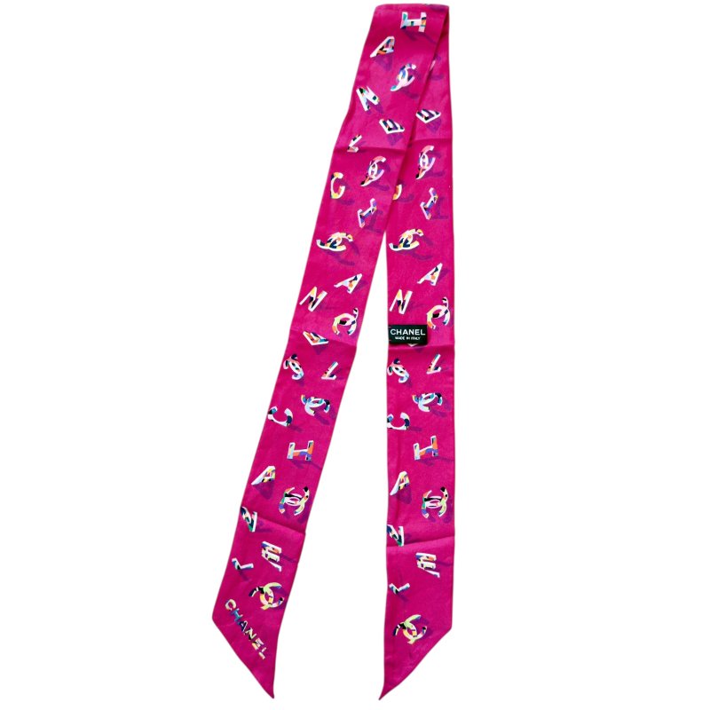 CHANEL CC Bandeau 絲巾-1