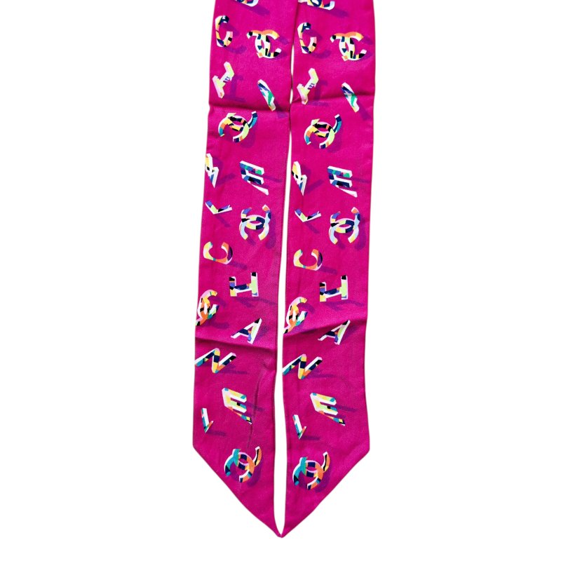 CHANEL CC Bandeau 絲巾-7