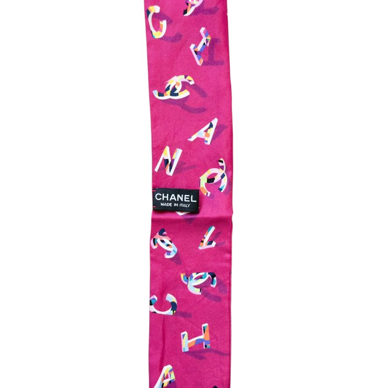 CHANEL CC Bandeau 絲巾-9