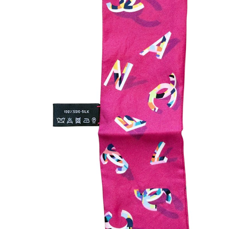 CHANEL CC Bandeau 絲巾-11