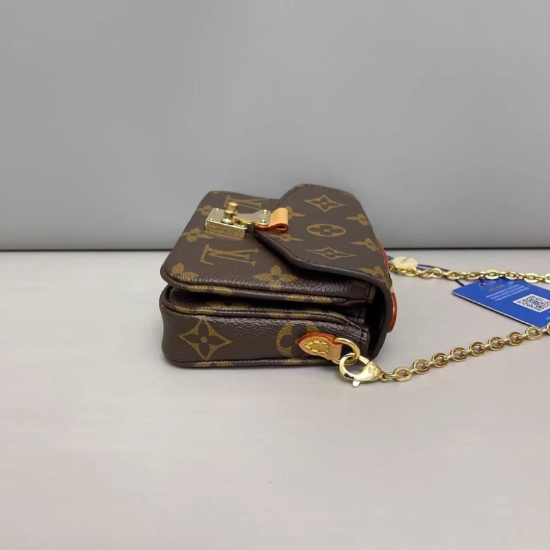 LV路易威登 老花mini郵差包 芯片-2