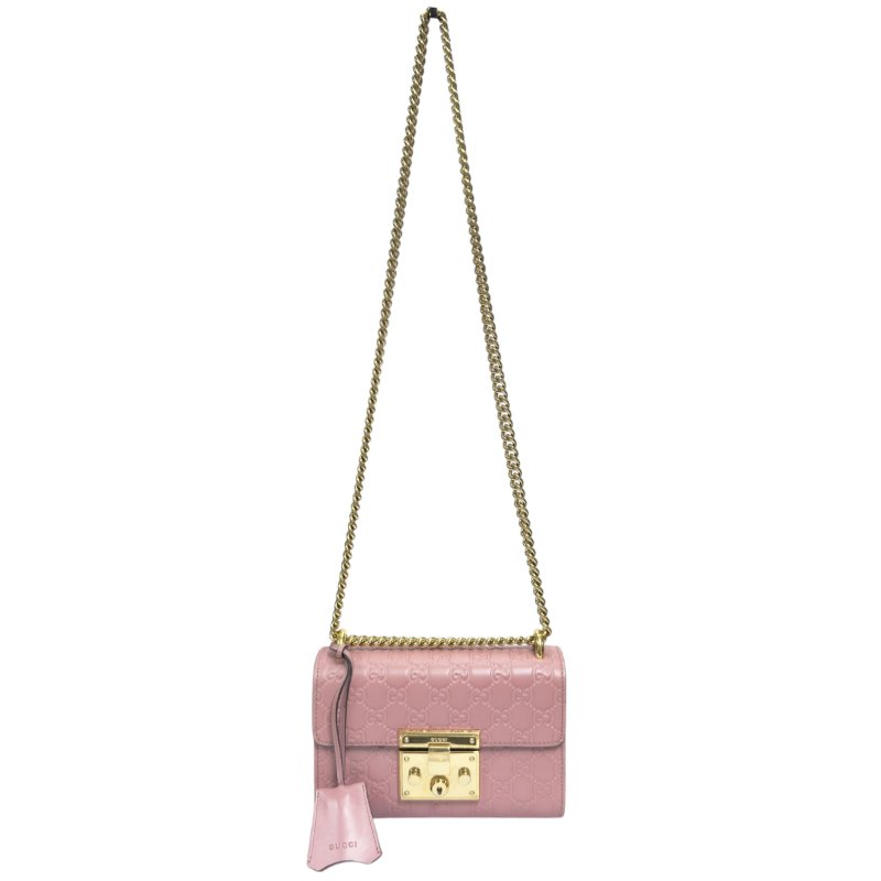 GUCCI GG Supreme Padlock 鏈條包-1