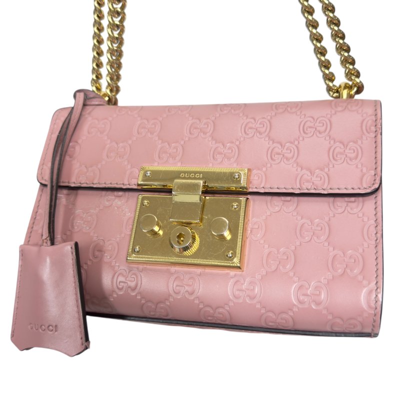 GUCCI GG Supreme Padlock 鏈條包-3