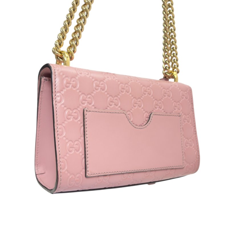 GUCCI GG Supreme Padlock 鏈條包-7